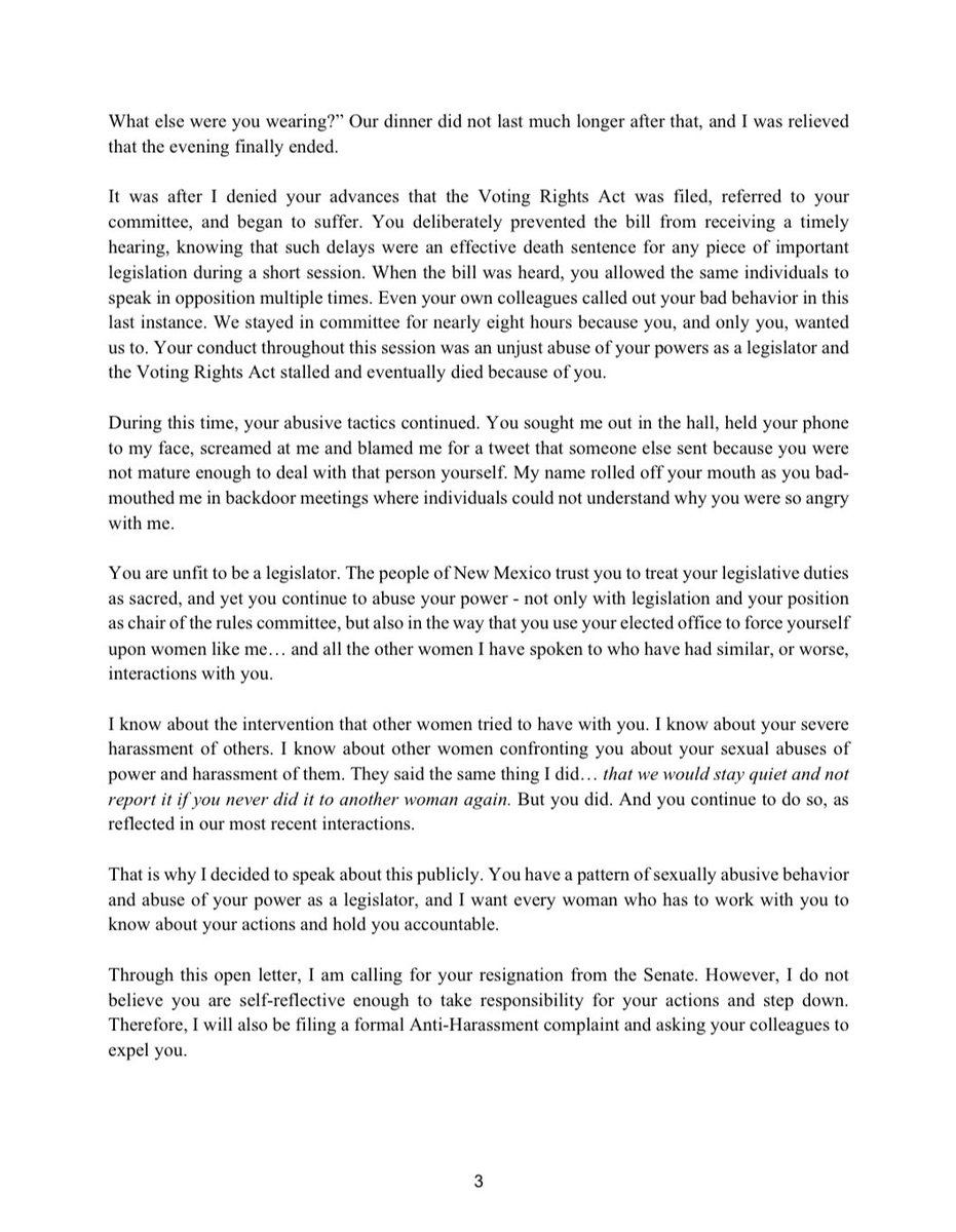 marianna_nm's tweet photo. My full statement. #nmleg #nmpol https://t.co/2SS0Y6xb1o