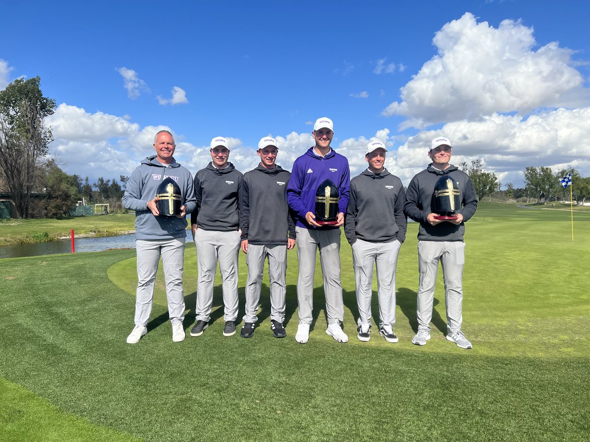 ErlingScott's tweet photo. Bringing home all the trophies from the Cal Baptist Inv. Team Champs, All 5 Team Champs, and Individual Champion ⁦@brodysballin⁩. Could not be prouder of the effort from everyone in some tough conditions. #WeAreWeber https://t.co/qWtgQC9XB9