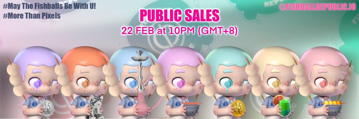 FishballRep's tweet image. Hi Fishball!

Today is the day! Public Mint is here! Our fishball NFTs have different online and offline utility. See more in our Instagram: instagram.com/fishballrepubl…

Mint Site: mint.fishballrepublic.io

Only 1.25 SOL each!

#NFT #Solana #NFTMinting #NFTMinting #fishballrepublic