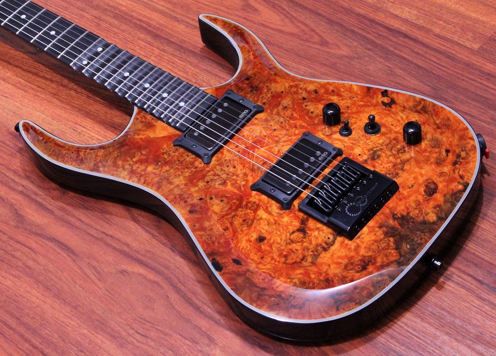 haloguitars's tweet photo. Halo Custom Shop Merus 6 with @EMG_PICKUPS Het Set, @EverTune8 Bridge, Black Limba Body, California Buckeye Burl Cap, 7 Piece Wenge/Maple Neck Through Construction and Half Scalloped Ebony Fretboard

https://t.co/0STeciPxn6 https://t.co/26HHM1UsRi