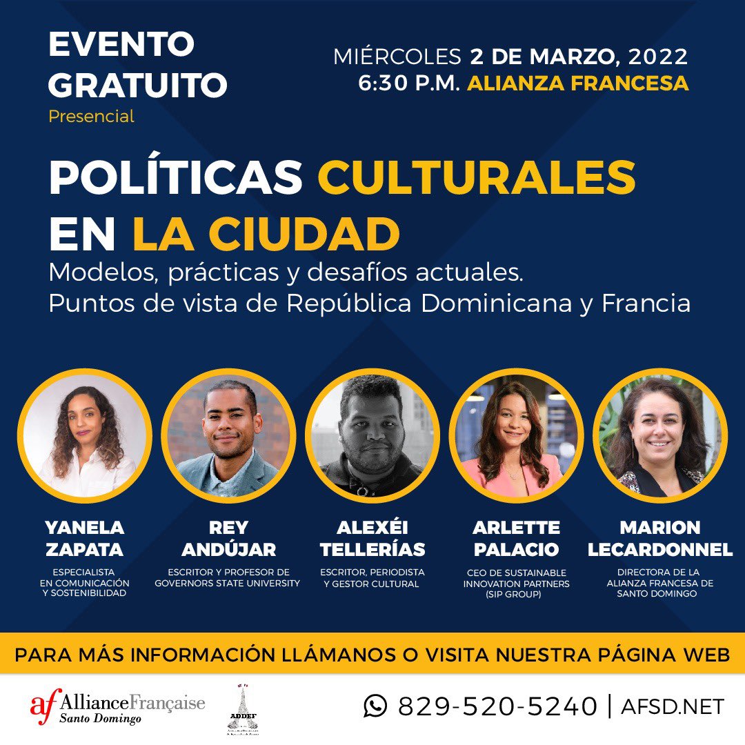 YanelaZapata's tweet photo. ¿Por qué apostar a la cultura para el desarrollo de las ciudades? Esto y más estaremos conversando en este panel. https://t.co/fZjptSvoc8