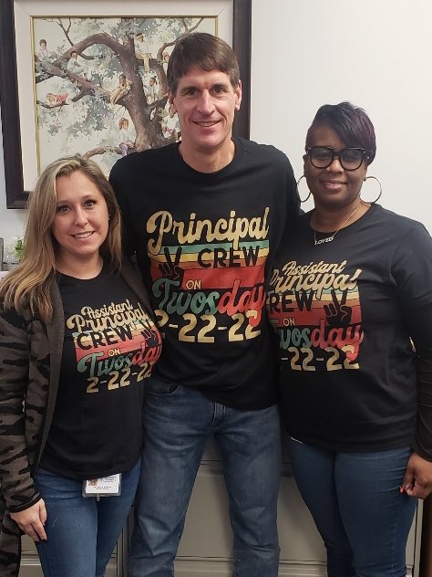 CRES Admin team even joined the fun…on 2.22.22