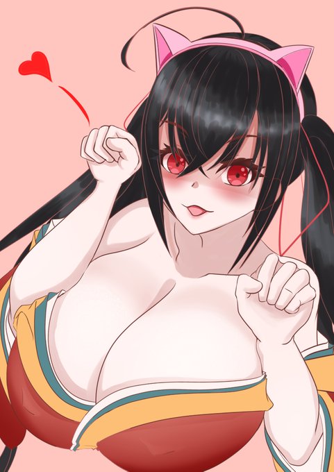 #猫の日 #イラスト好きな人と繋がりたい #絵描きさんと繋がりたい 
「指揮官さま～♡大鳳の猫耳はいかがなものですか～?♡」

一日で描き上げようとしたけど中途半端になってしまいましたので半ば供養 