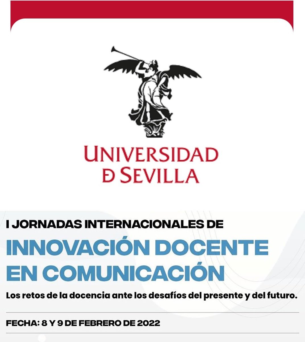 GonzaloPMoreira's tweet photo. Quiero agradecer al Laboratorio de Estudios en #Comunicación de la @unisevilla por la organización de las Primeras Jornadas Internacionales de Innovación Docente en Comunicación; ha sido un honor participar; espero vernos pronto.
#LADECOM #TodoSignifica #TodoComunica https://t.co/d57dRzygX0