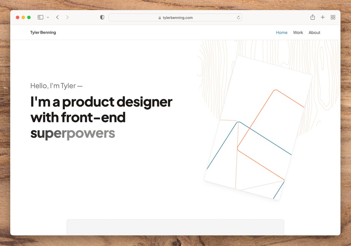 tylerbenning_'s tweet photo. new site, who dis
✨ https://t.co/ss2eaREWxT ✨ 

...and a quick thread on building it (1/7) https://t.co/6nL6wrOEVF