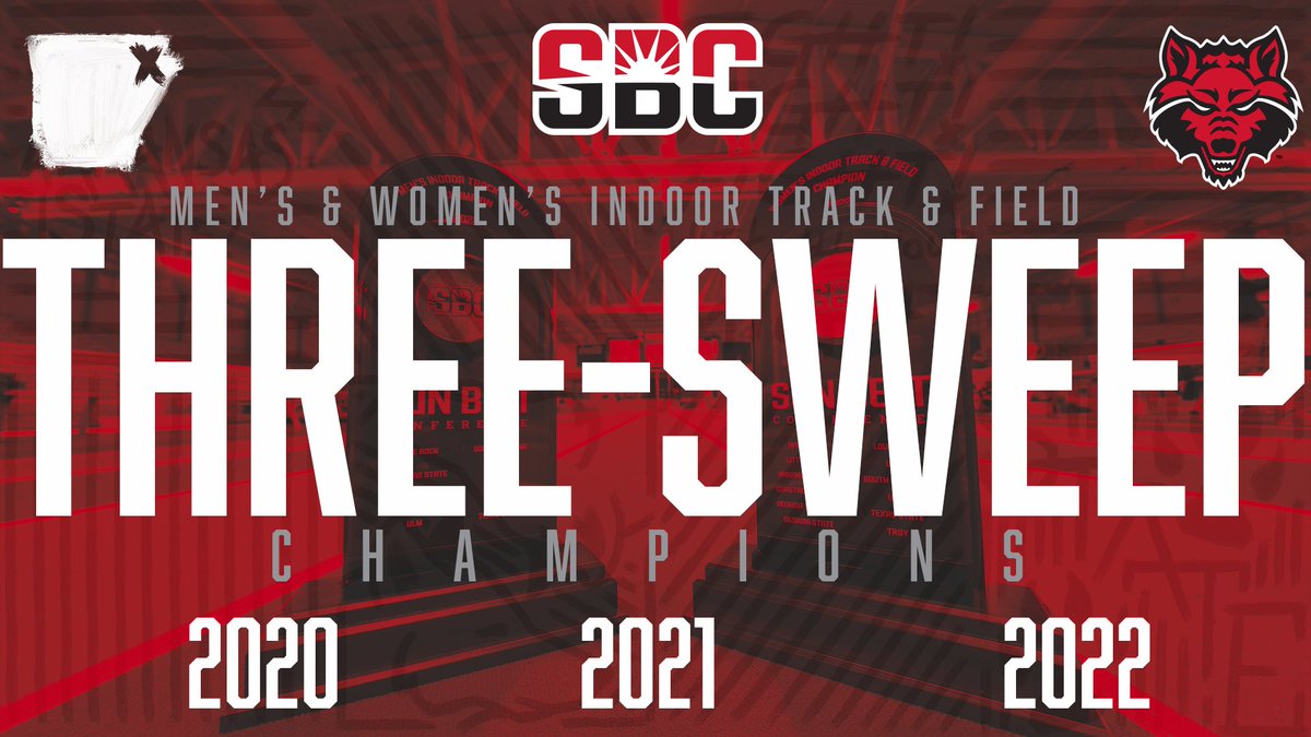 Understood the assignment. 🧹

For the THIRD year in a row and fourth consecutive meet (Indoor/Outdoor/XC combined), BOTH 🏆 are coming back to Jonesboro!

#WolvesUp🐺