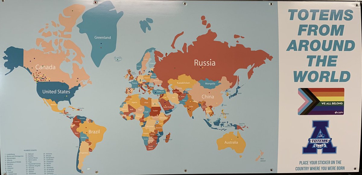 ACSSTotems's tweet photo. Where were we born? Day 1 results. #diversityandrespectweek https://t.co/xxaKCSsW3P