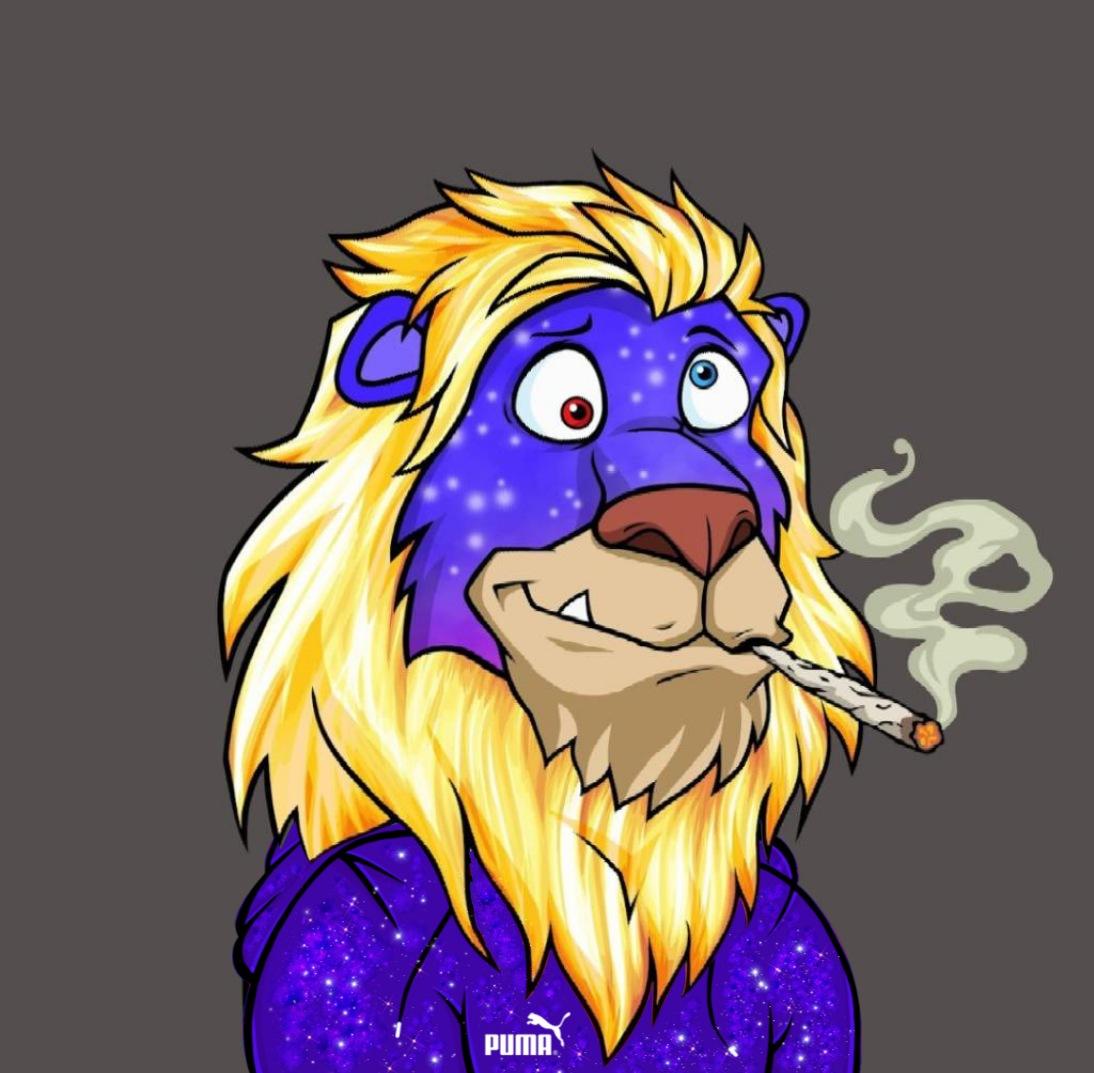 AeFholdings's tweet photo. @nftkal @PUMA #GG #GalaxyGang #LazyLions #ROAR Thank you @CryptoLeven for the amazing work! https://t.co/CwEFY05TE3