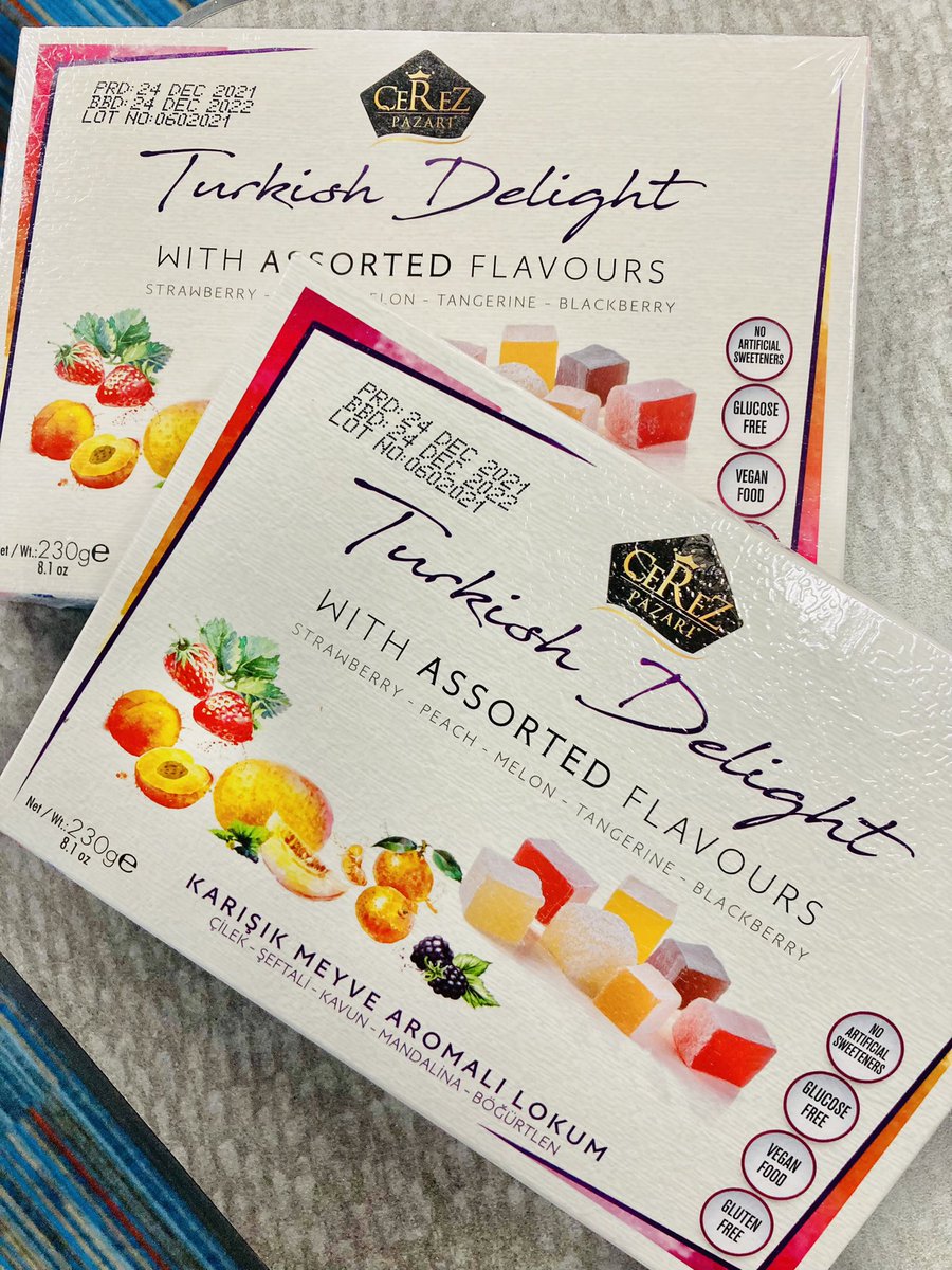 MyLilJackets's tweet photo. Check out what the kids got to try today thanks to Mr. Mota!Turkish Delight! They were hesitant on eating it though, wanted to make sure it wasn’t “enchanted” Turkish Delight! 🤣 They absolutely LOVED it! ♥️📘  @Dobbs_Elem #DobbsLilJackets https://t.co/tYeDPaL8vd