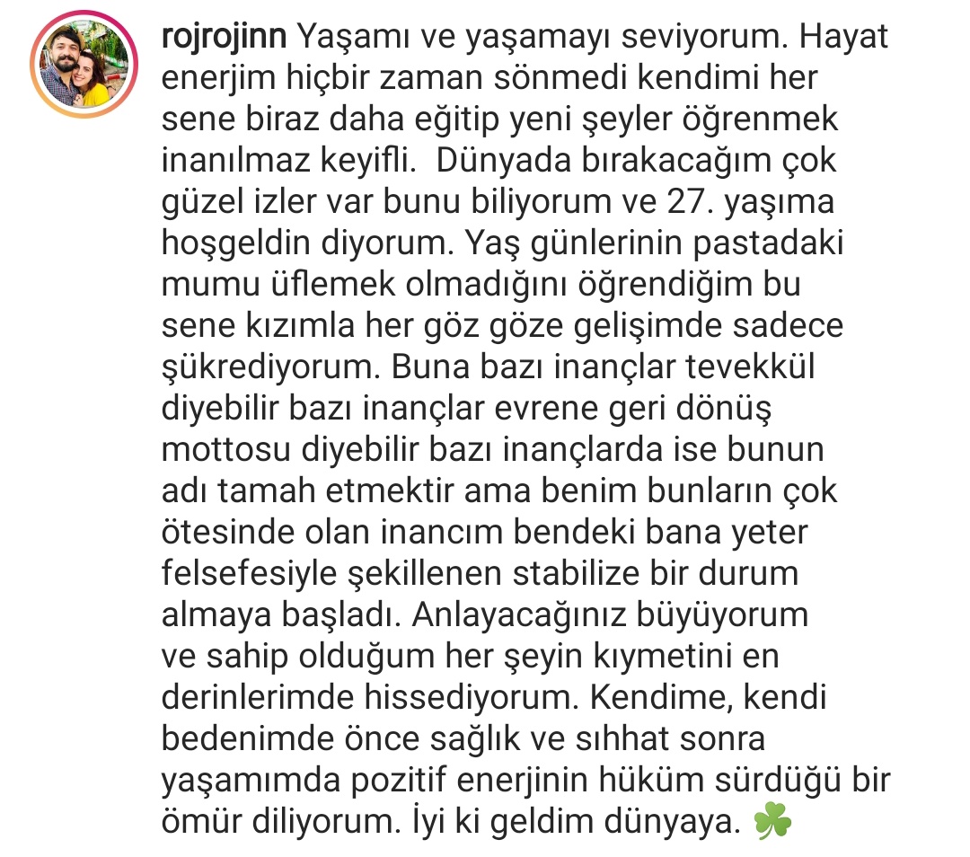 rojrojinn's tweet photo. Bu sene yeni bir ben yarattım. Kızımla beraber ben de yeniden doğdum. Yaşamı ve yaşamayı daha çok seviyorum. İyi ki geldim dünyaya ❤️ https://t.co/g65FXQbmfZ