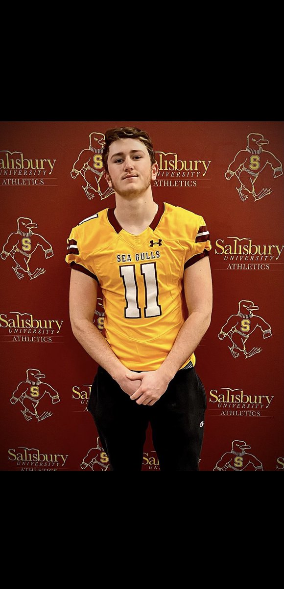 BenHutchins11's tweet photo. After a lot of consideration, I have decided to continue my academic and athletic career at the University of Salisbury. Thank you to my family, teammates & coaches who have helped through this process. I’m honored and blessed to be joining a GREAT football program. Go Sea Gulls! https://t.co/wSV6RjRNTT