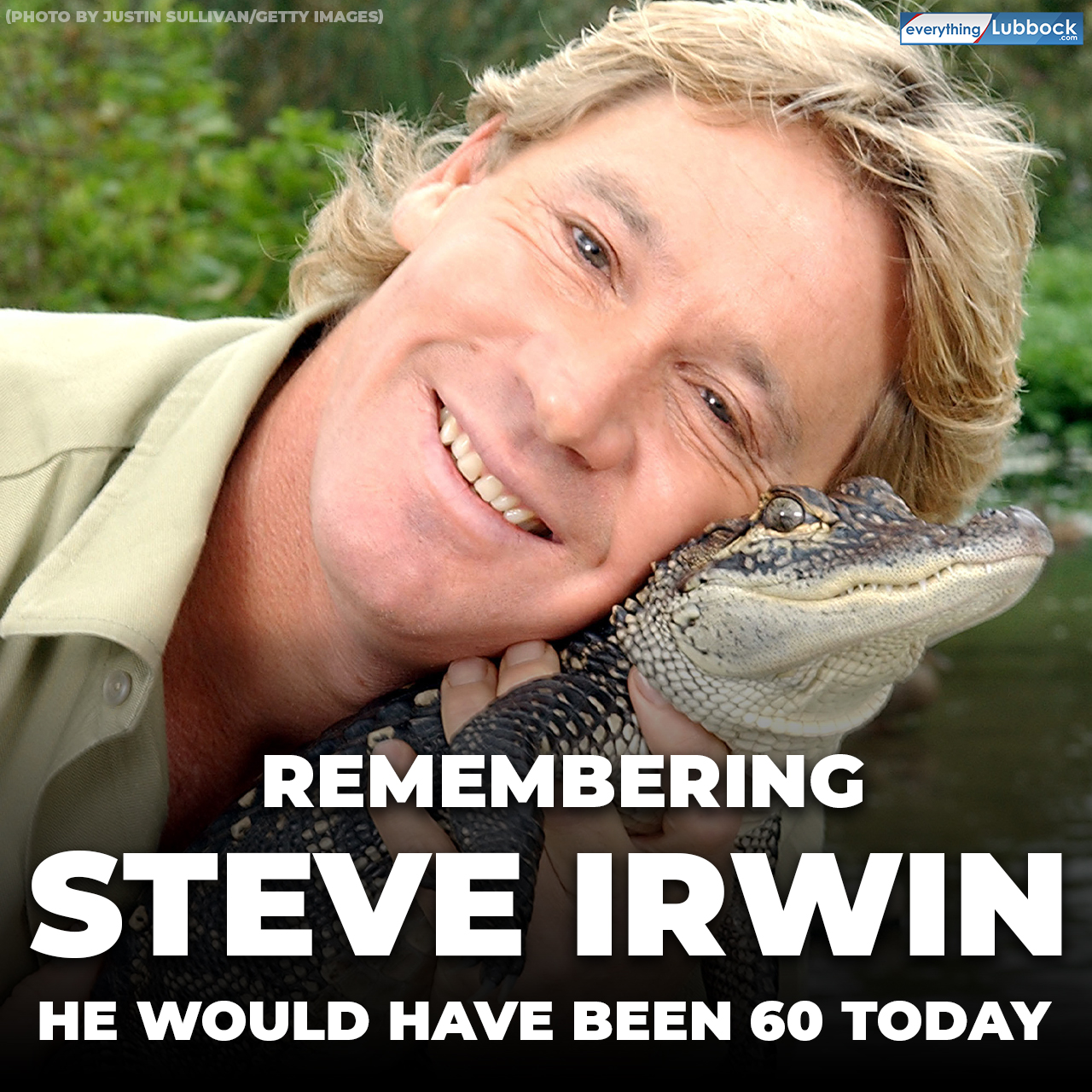 Happy birthday to Steve Irwin.  