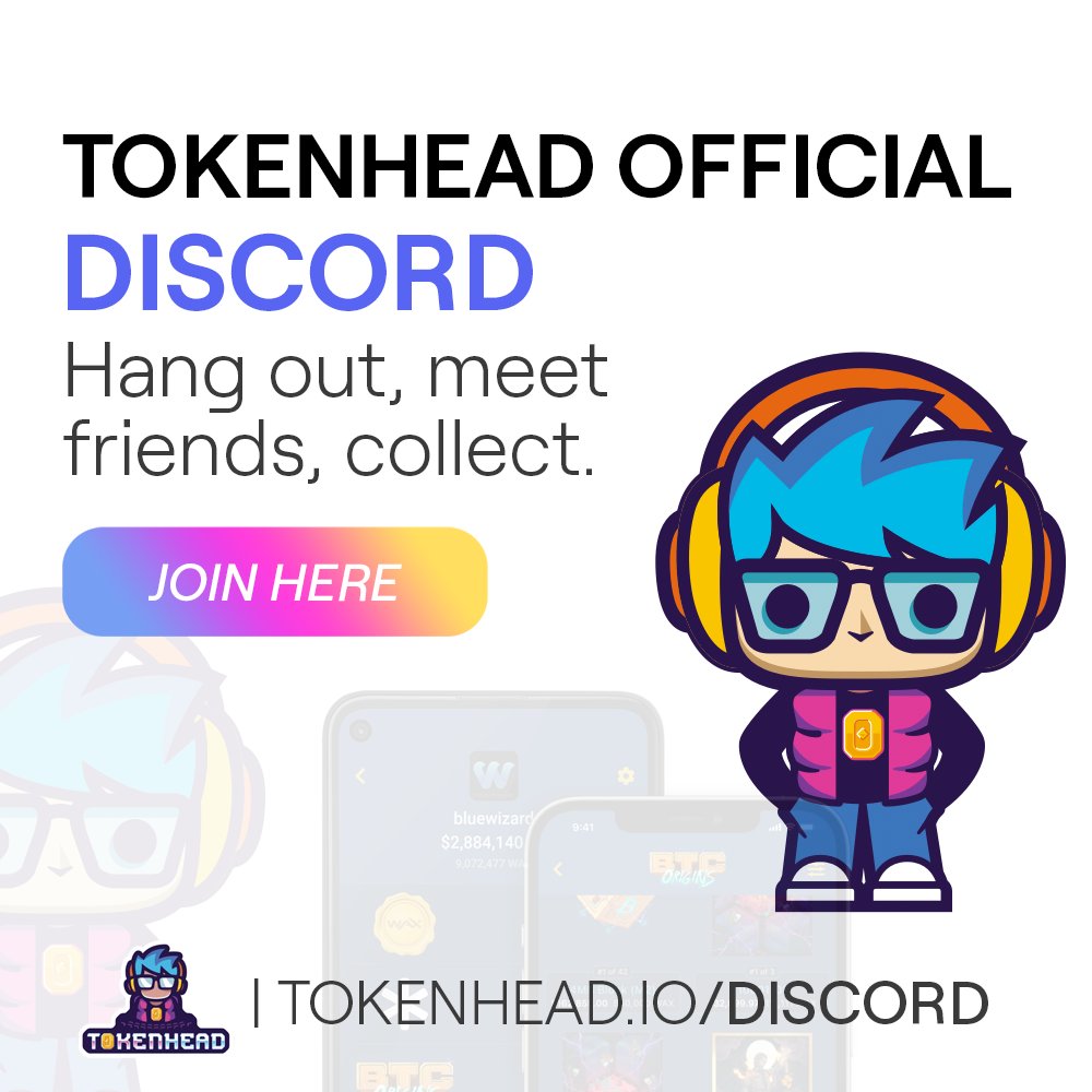 tokenheadio's tweet photo. 🌐 Join the TokenHead Community on Discord: https://t.co/mh87kKn3D2

#tokenhead #droppp #collect @WAX_io @Dropppio #funko https://t.co/09dYcra0sP