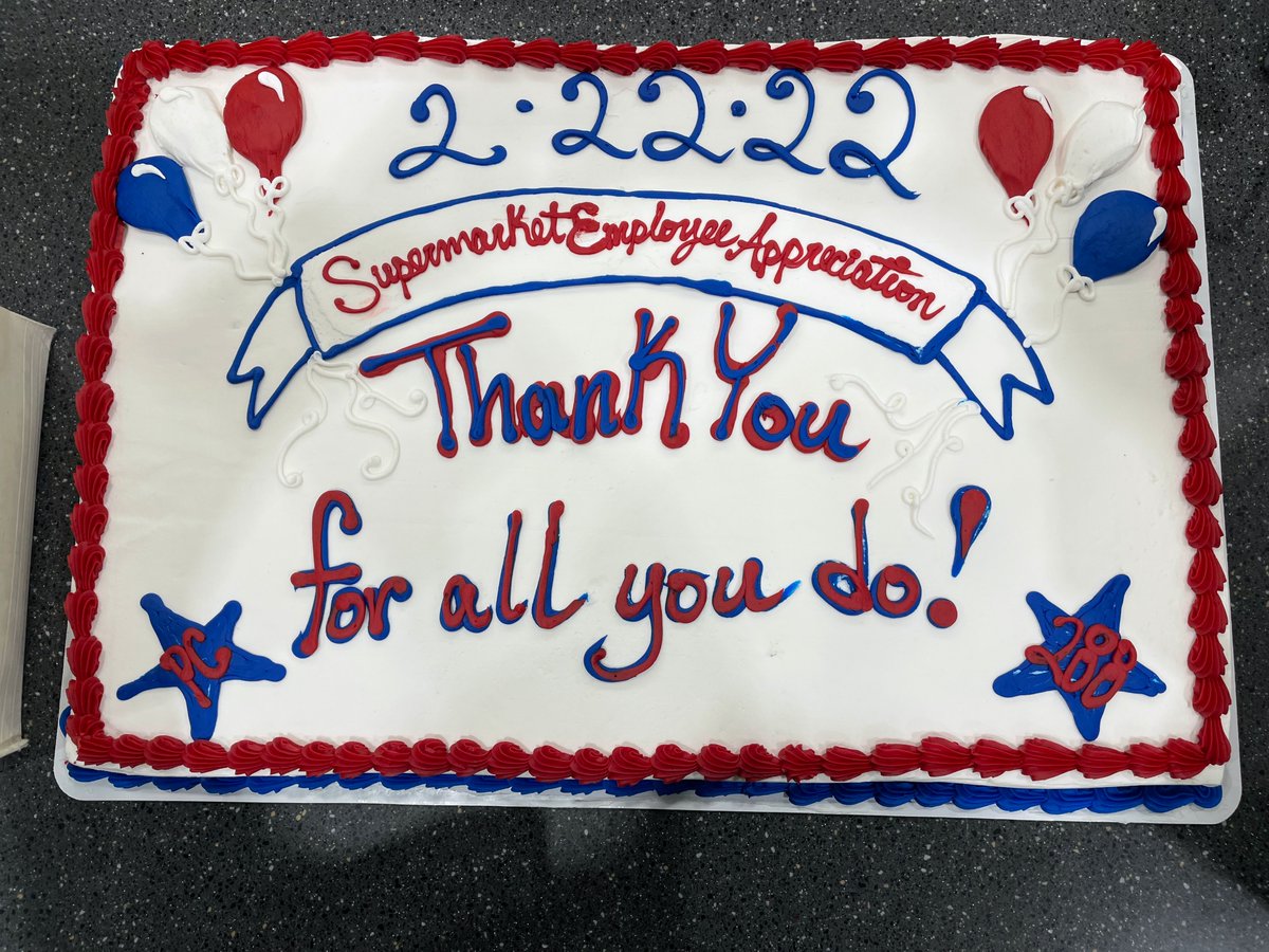 NLibertyPC's tweet photo. In honor of National Supermarket Employee Day, we celebrate our North Liberty Price Chopper employees! BIG THANK YOU for all you do! https://t.co/dGAg276ygP