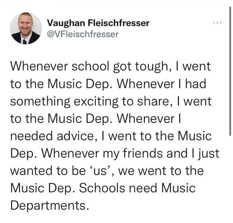 #MusicInOurSchools