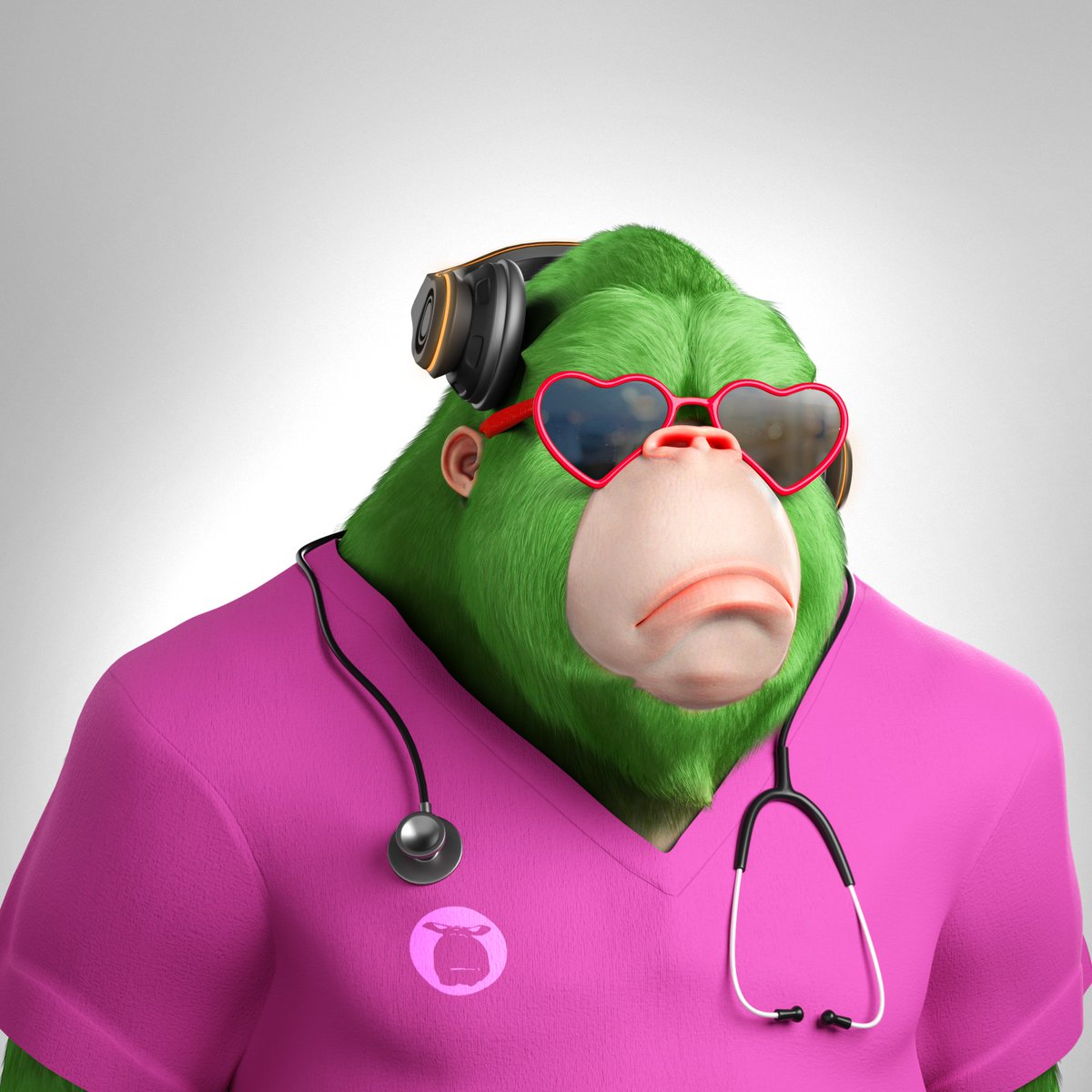 KongClubNFT's tweet photo. Check our latest announcement in Discord!

We have now solved the problem and getting closer to reveal😮

While you wait, new sneak peek🦍🩺 https://t.co/5TWBXfA5HA