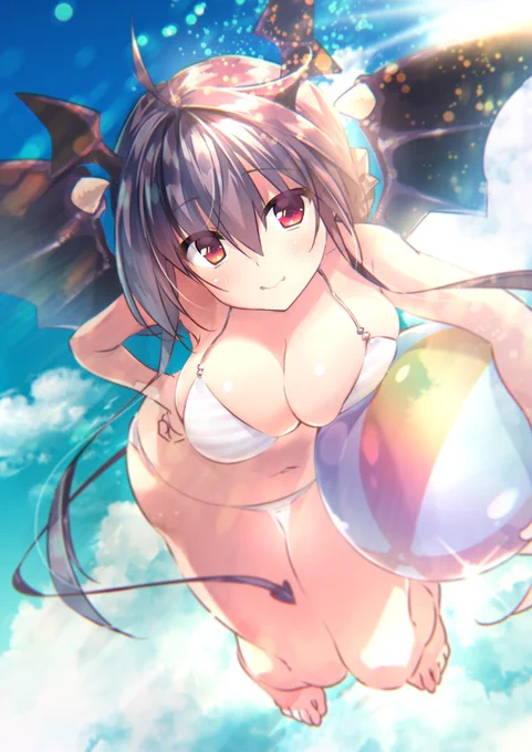 おはよう
#くそ寒いので水着絵を貼る 