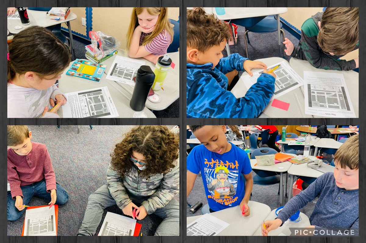 Practicing map skills with a buddy. #mckgo <a href="/GlenOaksES/">Glen Oaks Elementary</a> #TheGlenOaksWay