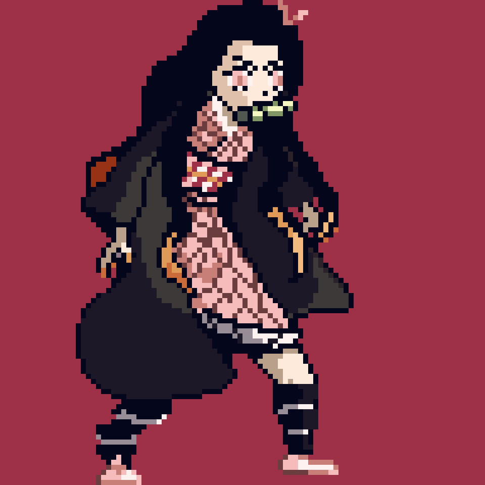PerplexelPixels's tweet photo. Nezuko!
Character Sprite Practice
Beginner Pixel Art

#pixelart #kimetsunoyaiba #DemonSlayer #Nezuko #demon https://t.co/o1cUGS8P5X