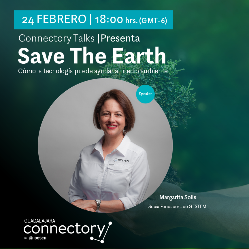 Gdlconnectory's tweet photo. ¡Faltan dos días! Sé parte de nuestro #ConnectoryTalks: "Save The Earth". 👏🏻💫🌳🎋☀️
Participa: 👉🏼 Margarita Solis|Socia Fundadora de GESTEM: Compañía de servicios y soluciones en energías renovables.
🤲🏻Registro sin costo https://t.co/vjEeHXpVSu
Jueves 24 de febrero 2022|18:30 https://t.co/Oj9vuKIzLG