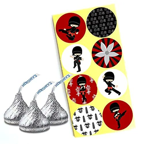 adorebynat's tweet photo. Fun #Ninja Boy Label for Hershey Kisses Chocolates - Martial Candy Sticker Party Favor - Set of 240 https://t.co/iSEXUWv8wz #candystickers https://t.co/tvEKaMRw8Z
