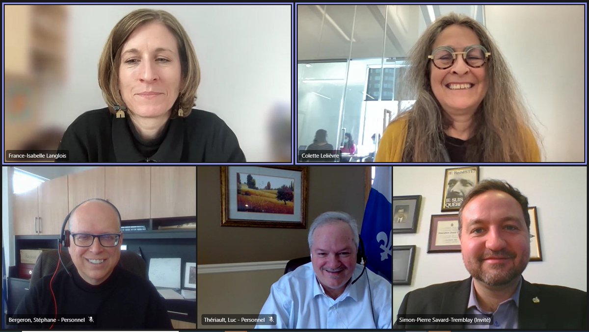 Pour vaincre la #covid19, il faut vacciner la planète!✅🌐
Discussion aujourd'hui sur la nécessité d’une vraie coopération internationale pour garantir un accès équitable aux vaccins aux pays à faible revenu. Avec @AmnistieCA et <a href="/sbergeron/">Stéphane Bergeron</a>, <a href="/Alduceppe/">Alexis Brunelle-Duceppe</a> et <a href="/SPSTremblay/">Simon-Pierre Savard-Tremblay</a> du #BlocQc.