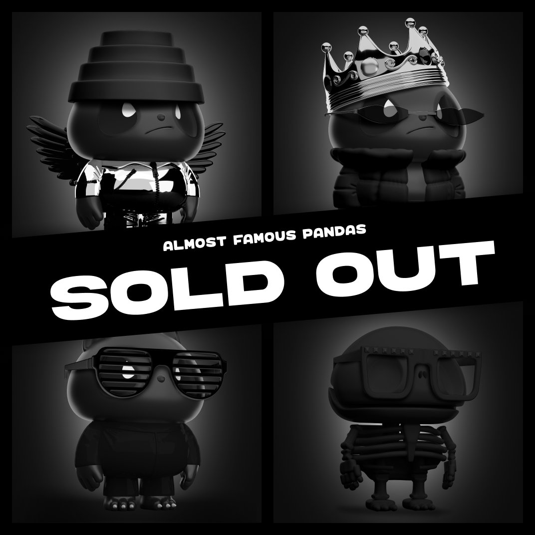 afpnft's tweet photo. We are SOLD OUT!

🍾🚀🍾🚀🍾🚀🍾🚀

Quick break to celebrate and then it's time to BUILD! https://t.co/vQIO58ty3I
