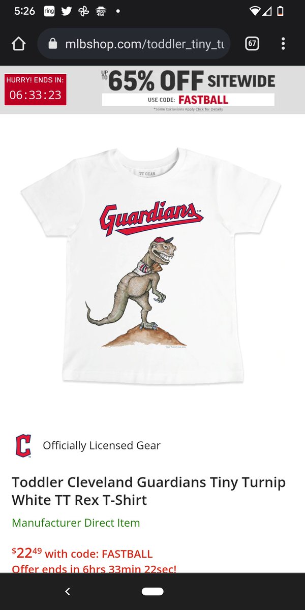 Crazyface42's tweet photo. @CleGuardians I'm waiting for this to be available in adult sizes. I'm probably not the only one. https://t.co/SWe1dyX4r2