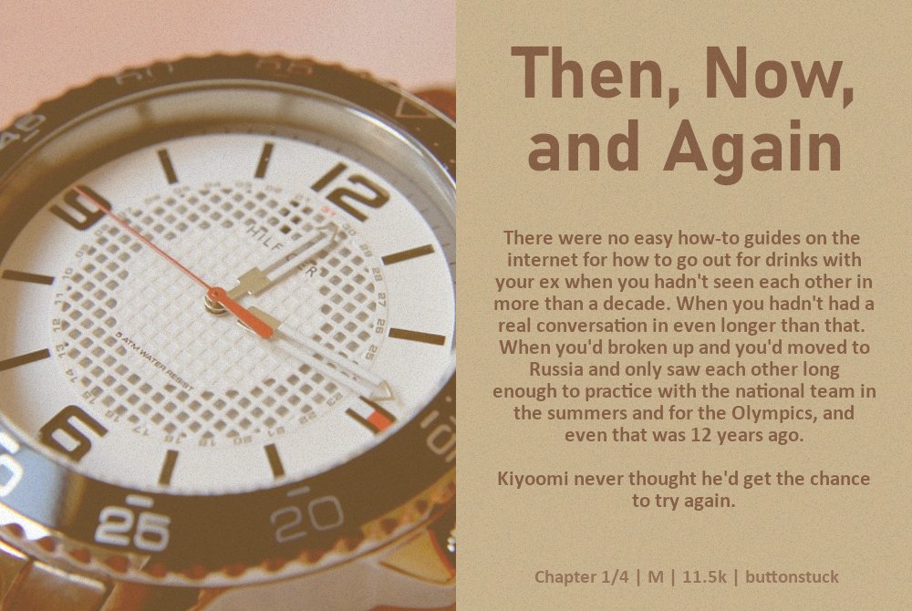 buttonstuck's tweet photo. fic alert!

Then, Now, and Again
- #sakuatsu
- ch 1/4
- fluff and angst
- exes to lovers
- the dilf skts fic

https://t.co/iaGf9qV0jF https://t.co/dcoveJZNBt