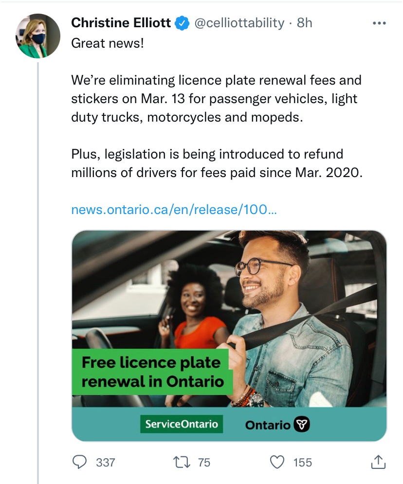 DFisman's tweet photo. Such great news for our hospitals, schools and public health system.  

Woot woot can’t wait to see which billion dollars they decide to cut from
next year’s budget https://t.co/OdN1tWqtAo