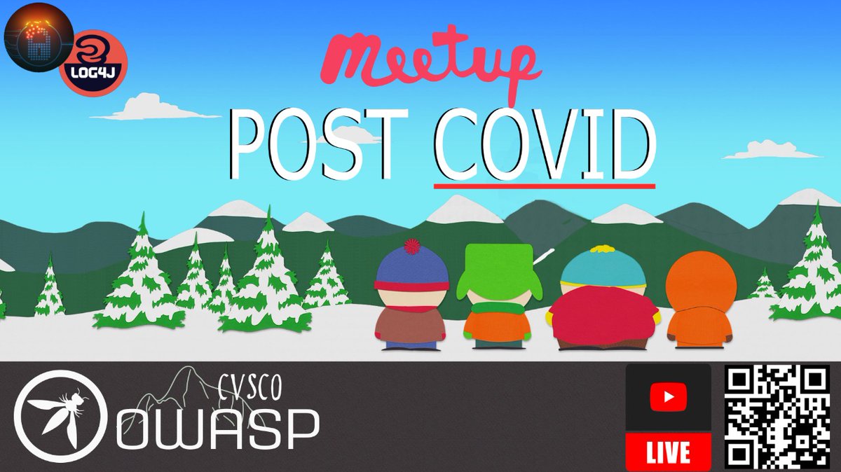Hola buenas con todos
Iniciamos en breve 🥳🥳🥳

El capítulo OWASP Cusco, invita a
#OwaspCusco 

🗓️ 22/02/2022 ⏰ 19h
🔗 Información: meetup.com/es-ES/owasp-cu…
🎥  En vivo: youtube.com/watch?v=agKAPX…