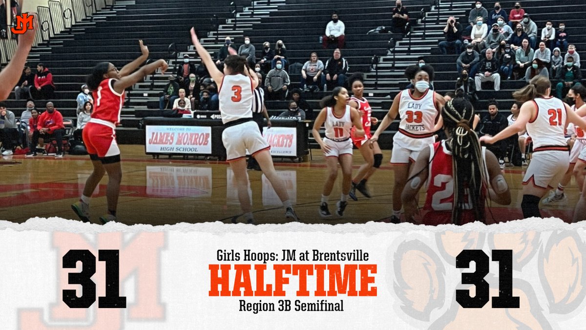 JMHS_Athletics's tweet photo. Lady Jackets tied at the half… FINISH! https://t.co/s52ms0RaI9
