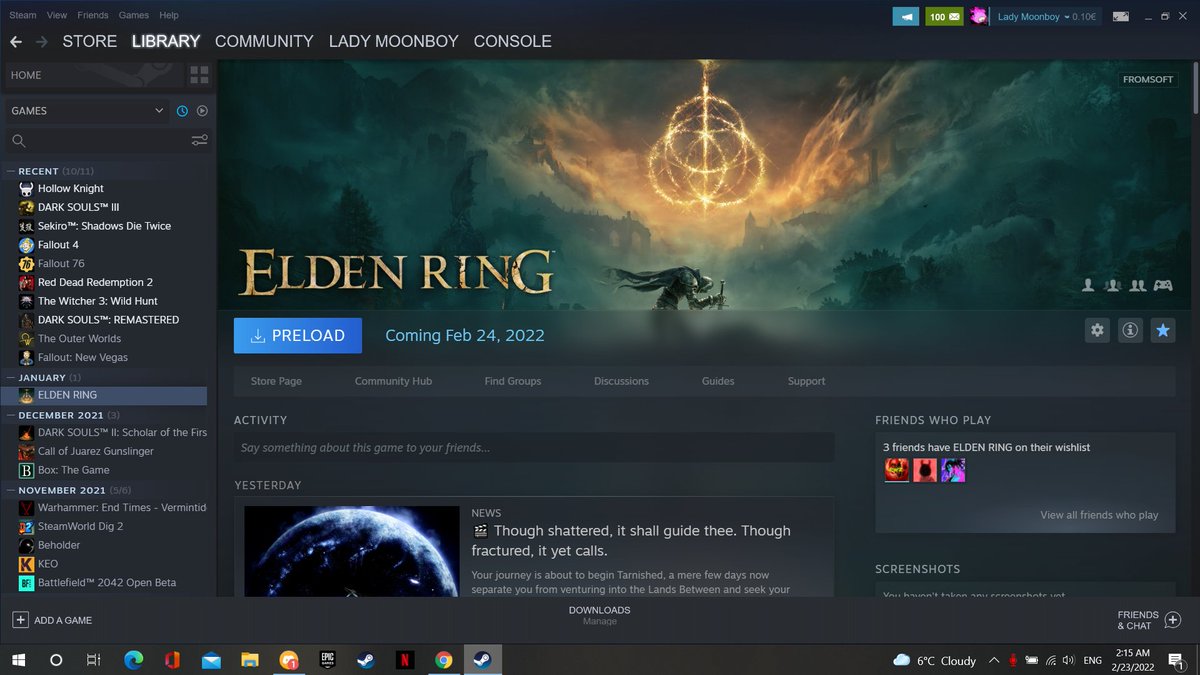 ab_jabba's tweet image. That which commanded the stars, giving life its fullest brilliance.
The Elden Ring!
OOOOOOH, ELDEN RING!
Shattered by someone... or something.