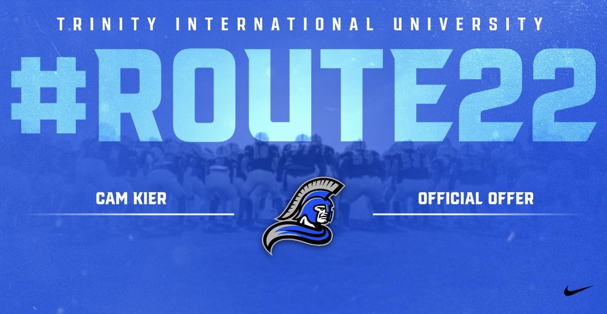 cameronkier_'s tweet photo. Blessed to receive an offer from Trinity International University!! @CoachTillman @coachGales https://t.co/GUU5hwHYKb