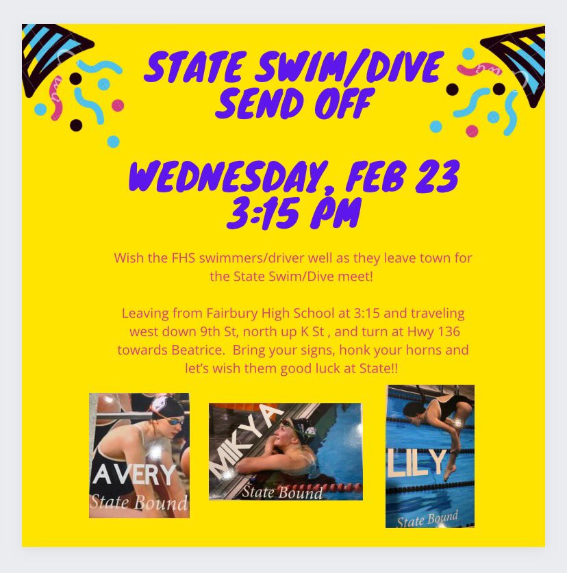 Good luck Kya, Lily &amp; Avery