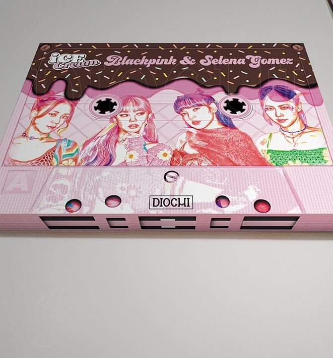 DiochiDesign's tweet image. Ice cream BLACKPINK cassette by @DiochiDesign #diochibook #BLACKPINK #icecream #cassette #BLINKs