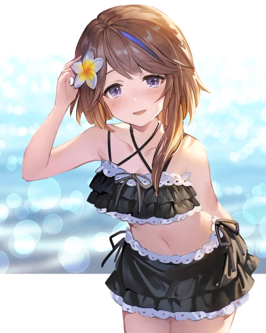 今年の夏はもっと水着絵描きたいです…!
#くそ寒いので水着絵を貼る 