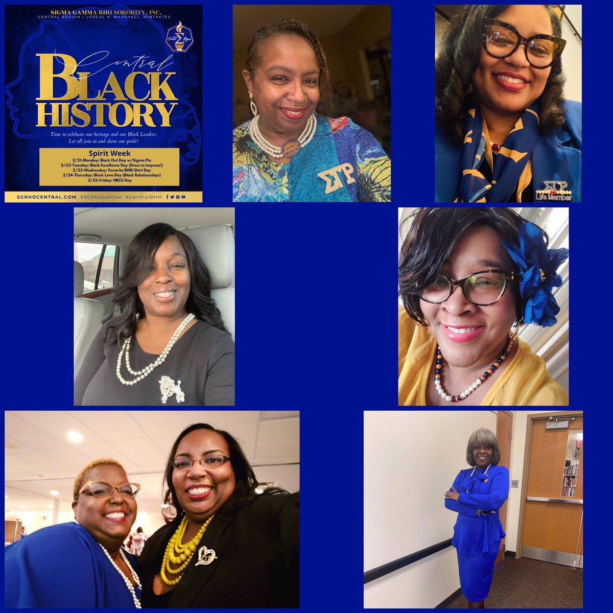 als_sgrhos's tweet photo. It's Day 2 of Spirit Week and we are celebrating Black Excellence: Dress to Impress!!!!!
#SGRHOCentral #CentralBHM #ALSRHOcks https://t.co/sT8mEaEZzC