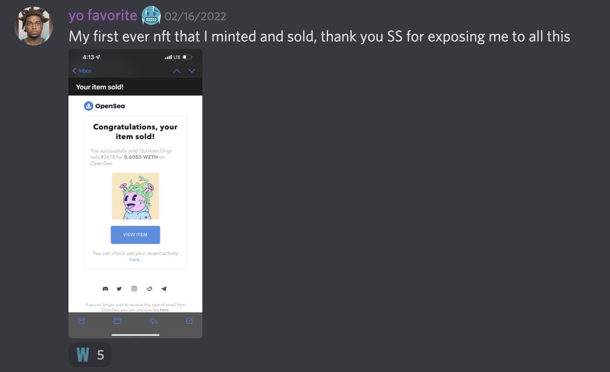 TSSPlus's tweet photo. It's never too late to find a new hobby. We've helped dozens of members learn about NFTs &amp; how they can make money along the way 🎉

Mint Cost: 0.05 ETH ($132.54) 
Sale Price: 0.60 ETH ($1,590.49)

Want to learn about NFTs? Reply below 👇🏽 https://t.co/NeXtAproLF
