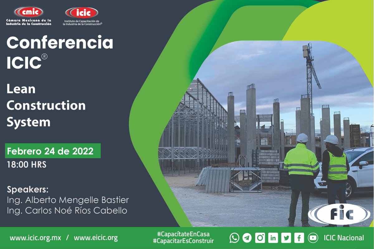 fundacionfic's tweet photo. 📣 ¿Ya tienes tu lugar en el Jueves de Conferencia FIC?
Conocerás #LCSystem - Filosofía de la Construcción sin Desperdicios
📆 Jueves 24 de febrero
🕕 18:00 a 19:00 Hrs. (centro)
Obetén los datos de conexión, registrándote AQUÍ: https://t.co/sDVbgX4aXN
@ICIC_Nacional https://t.co/XnEnbuPwWJ