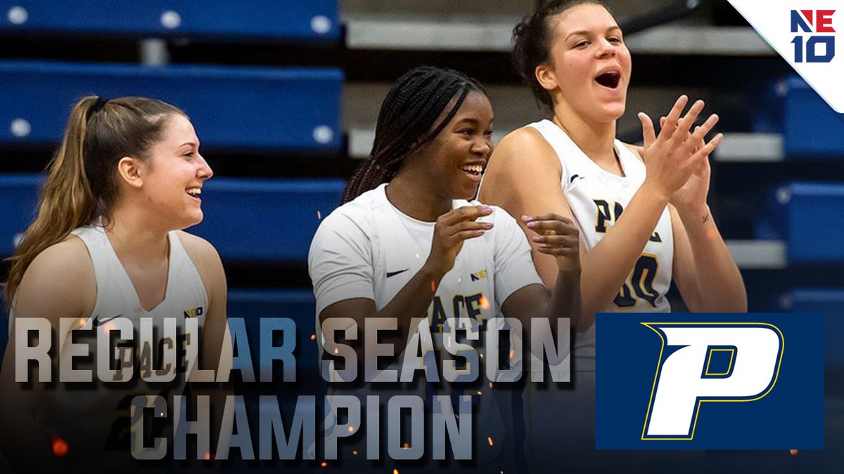 TheNortheast10's tweet photo. 𝐍𝐄𝟏𝟎 𝐑𝐄𝐆𝐔𝐋𝐀𝐑 𝐒𝐄𝐀𝐒𝐎𝐍 𝐂𝐇𝐀𝐌𝐏𝐈𝐎𝐍𝐒

For the first time in program history, @PaceWBB claims a share of the Southwest Division title after tonight's win vs. Le Moyne! The Setters will be the No. 2 seed in the NE10 Championship 🏀

#NE10EMBRACE #NCAAD2 #D2WBB https://t.co/UMC8SWpjzH