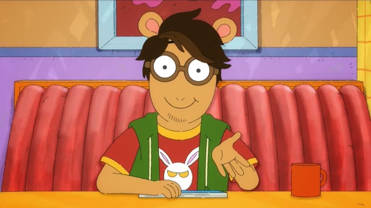 JokeWizard's tweet image. Adult Arthur looks like he’s super excited to tell you all about NFTs and why you should be excited about them.