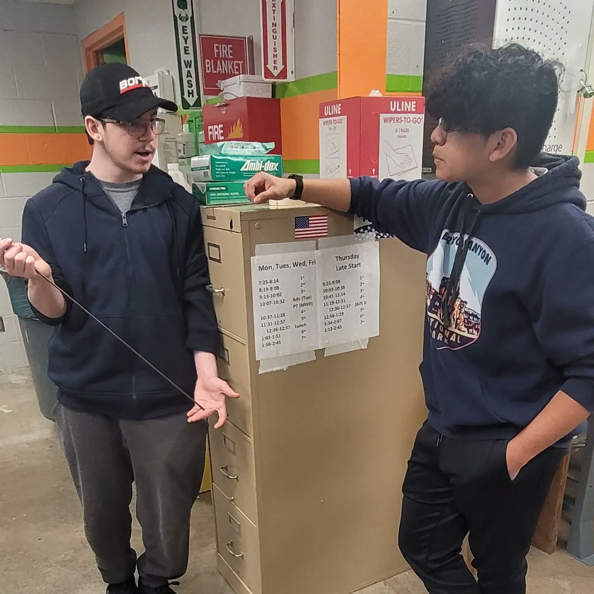 frc2357's tweet photo. Progress report! Learning strategy!
#FirstForward #omgrobots #raypec https://t.co/WkUsBXy957