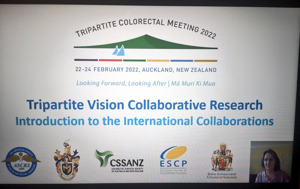 CBizzle1's tweet image. Inspiring session hearing updates from the other Tripartite 2020 Vision Projects. Thanks to Chairs @cam_colorectal @ian_bissett @Tripartite2022.

Some incredible multidisciplinary, international research under way addressing a variety of research questions in #colorectalsurgery