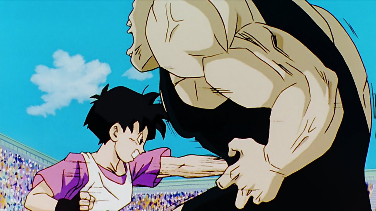 La despiadada batalla de Spopovich vs Videl. 