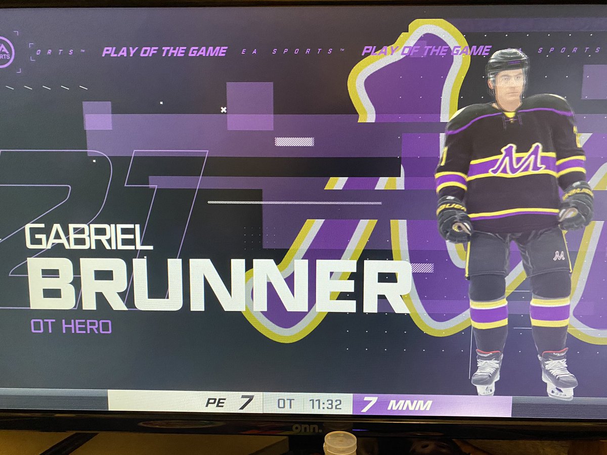 TobbogganTimes's tweet photo. Gabriel. Brunner. 🪄 #GOATGabe

The Magician’s newest winger scores 4 including the last 2 as the #MagicMen net the last 5 goals of the game to win 8-7 in an OT Thriller🏒🏆

Action continues now #EASHL22 https://t.co/dnSw15iIG8