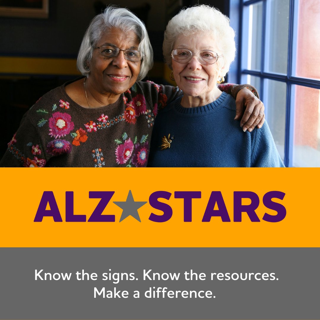 alzsefl's tweet photo. By 2025, an estimated 730,000 Floridians will be living with #Alzheimers and other dementia. The #ALZSTARS program provides simple tips to help you recognize and address the disease in your community. Learn more at https://t.co/4Y5NfRCNcs. https://t.co/SbvH2jQL0p