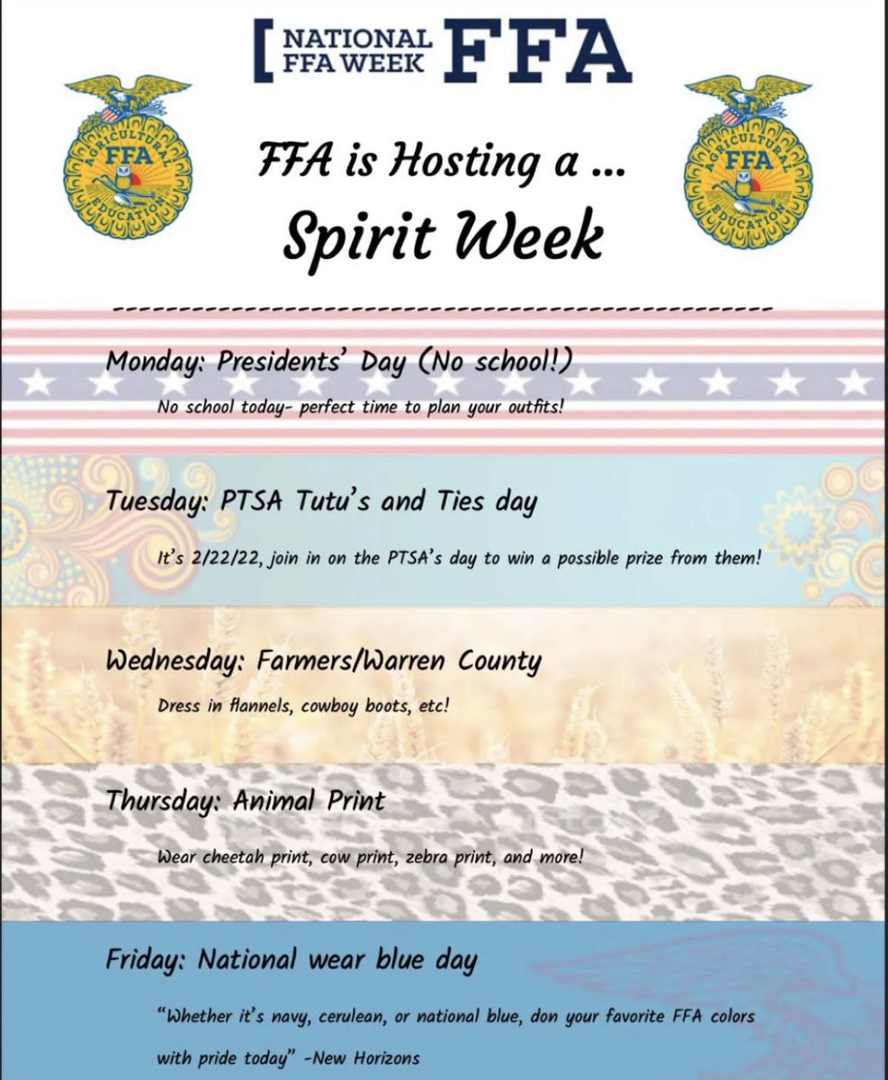 Warren Hills FFA (@whhsffa21) on Twitter photo 