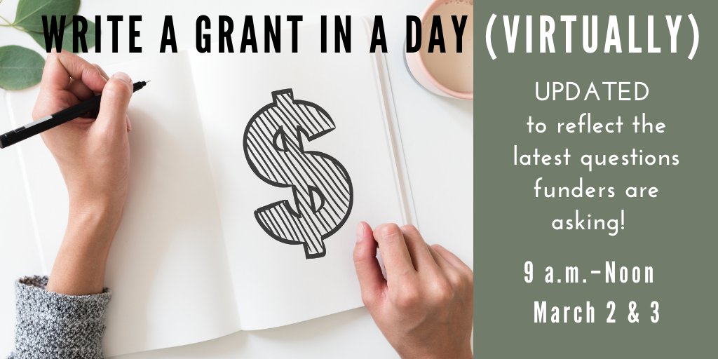 JVAs411's tweet photo. Sign up Now!
JVA's next Write a Grant in a Day training is NEXT WEEK, but you can still register to join JVA grantwriter extraordinaire Lisa Cirincione and learn how to write a compelling grant that wins funding. https://t.co/UeQ8p6dBMN https://t.co/tpWbIIofIp