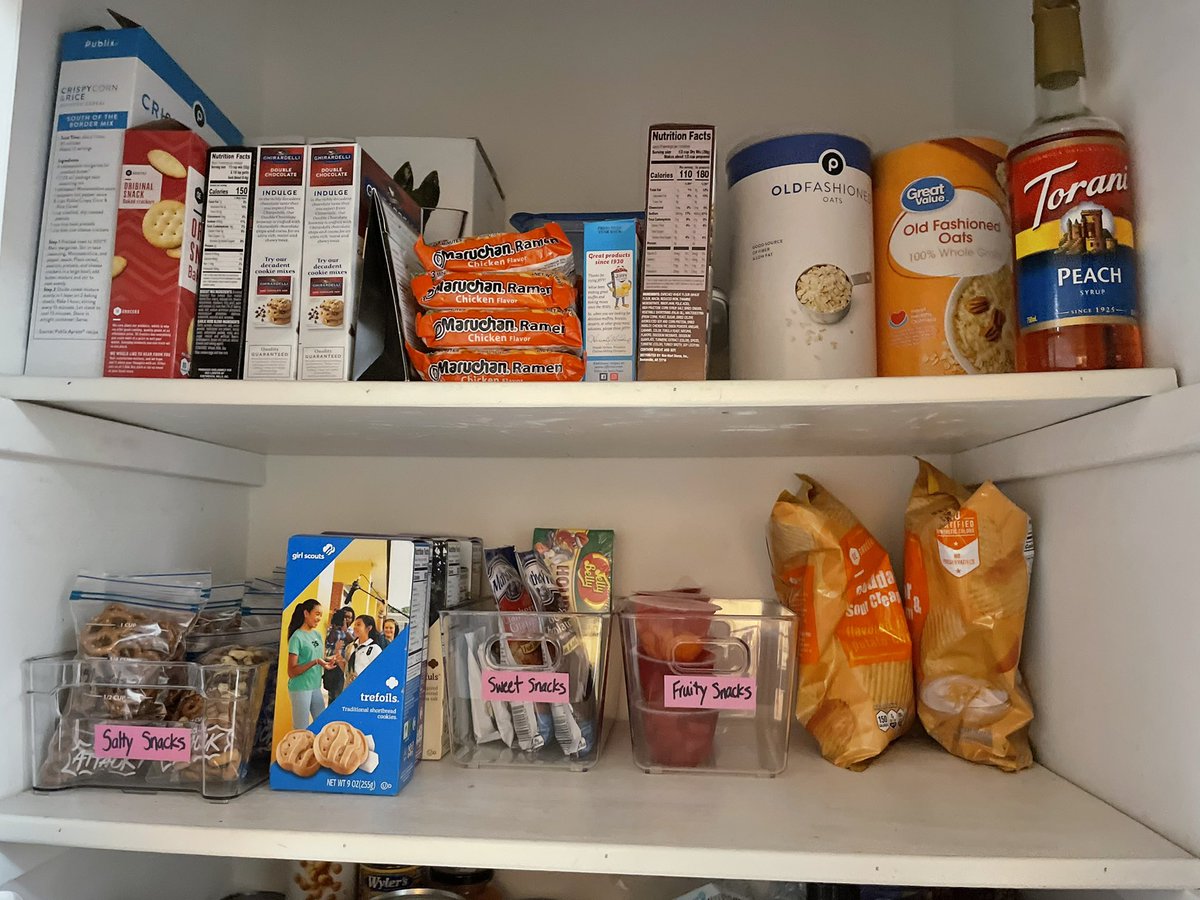 ccyoung14's tweet image. I’m a world of crazy, the 30 minutes I found tonight to organize these two shelves brought me just enough peace I might not lose my mind. #selfcare #organization @thehomeedit #itsasystem